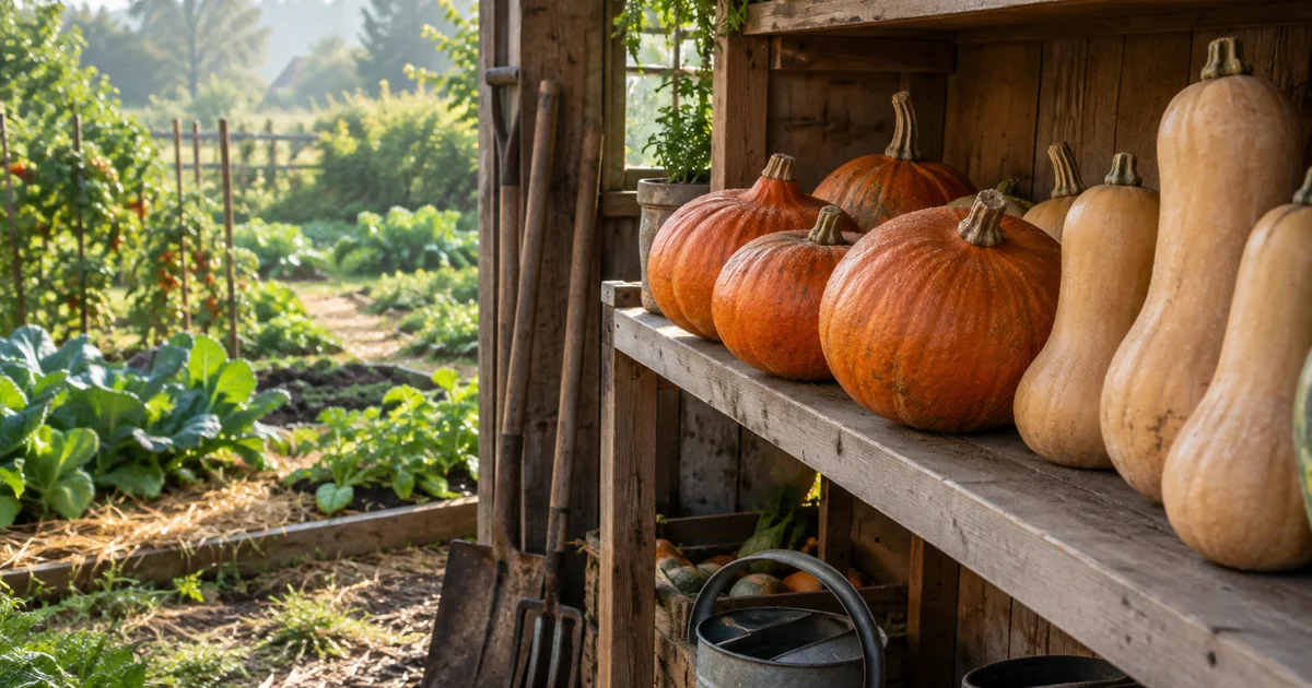 Conserver potiron, butternut et courges tout l&rsquo;hiver