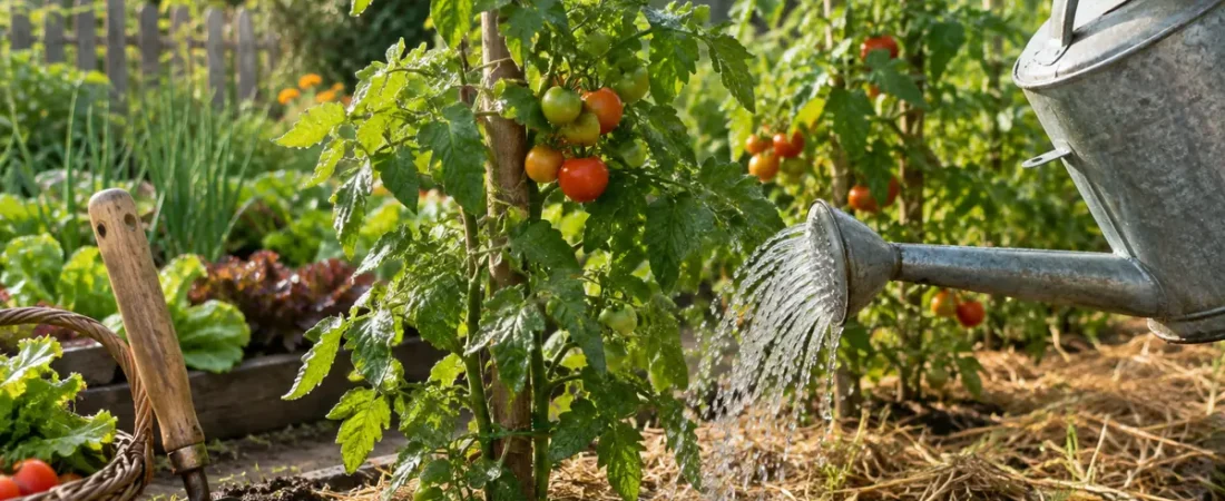 Arroser les tomates : quand, combien et comment