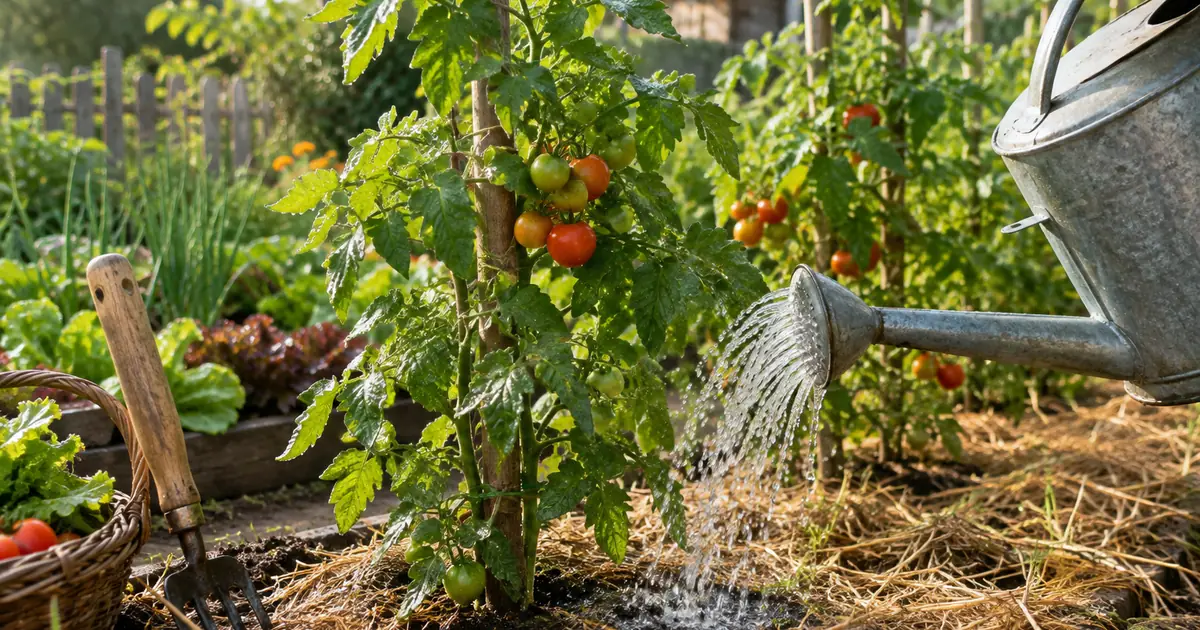 Arroser les tomates : quand, combien et comment