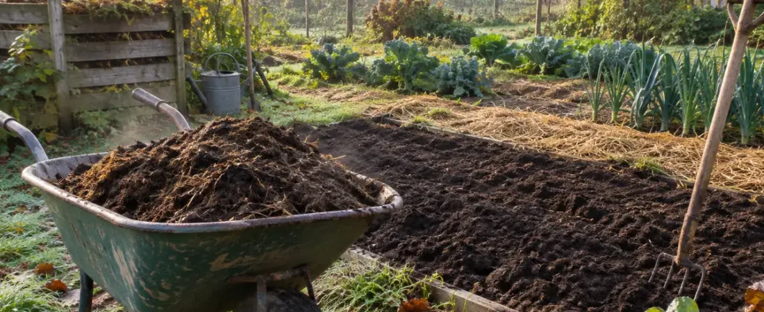 Fumier au potager : lequel choisir, quand et combien