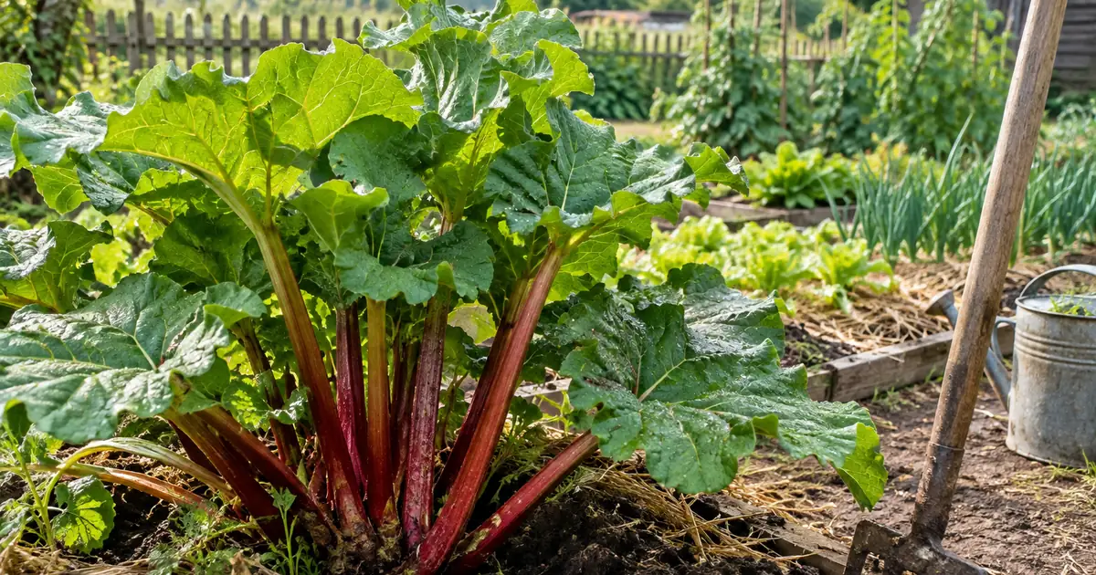 Planter la rhubarbe : quand, où et comment la cultiver