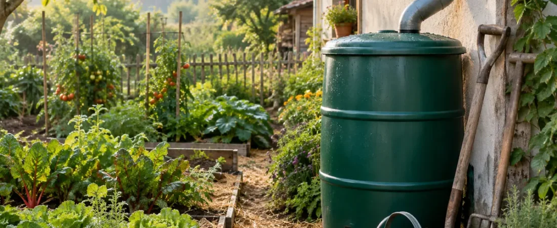 Récupérer l&rsquo;eau de pluie : installation, capacité, règles